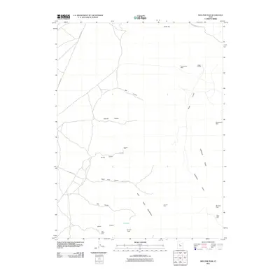 2011 Map of Boulter Peak, 2011 Print