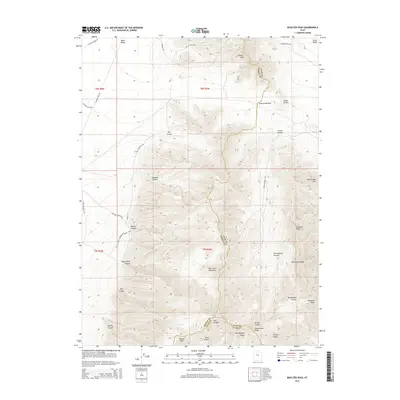 2014 Map of Boulter Peak, 2014 Print