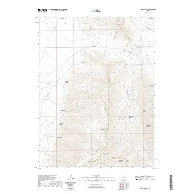 2020 Map of Boulter Peak, 2020 Print