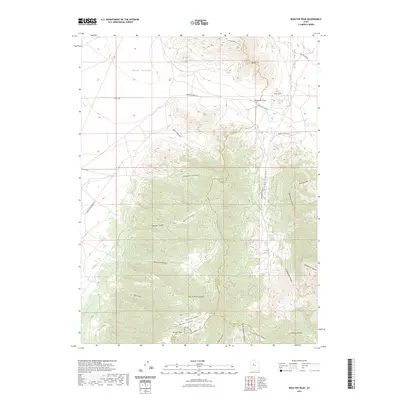 2023 Map of Boulter Peak, 2023 Print