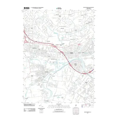 2011 Map of Bound Brook, 2011 Print