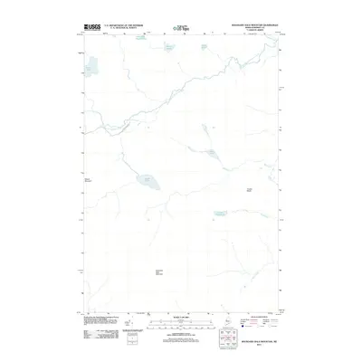 2011 Map of Boundary Bald Mountain, 2011 Print