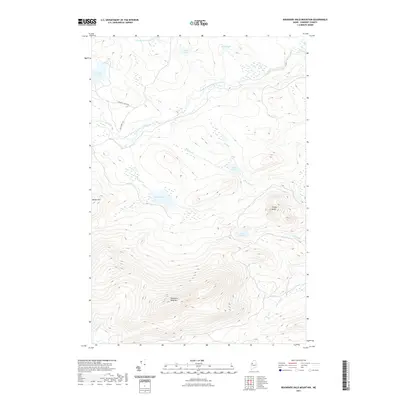 2021 Map of Boundary Bald Mountain, 2021 Print