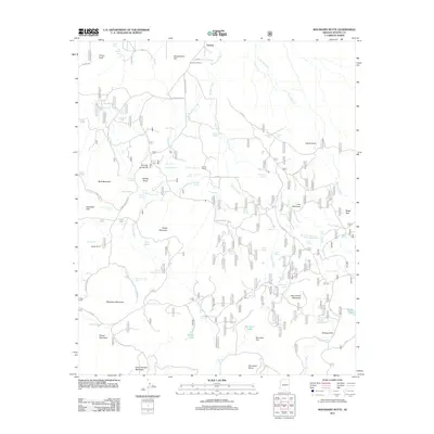 2011 Map of Boundary Butte, 2011 Print