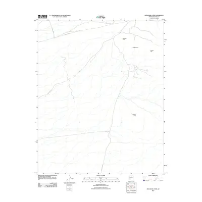 2011 Map of Boundary Cone, 2011 Print