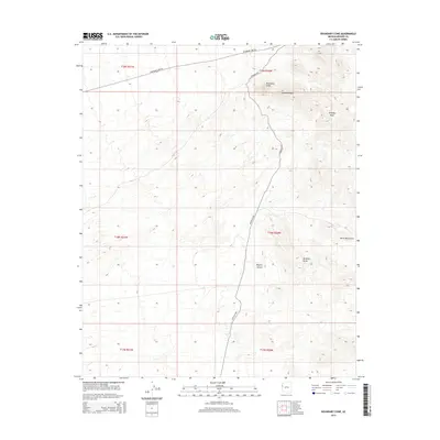 2014 Map of Boundary Cone, 2014 Print