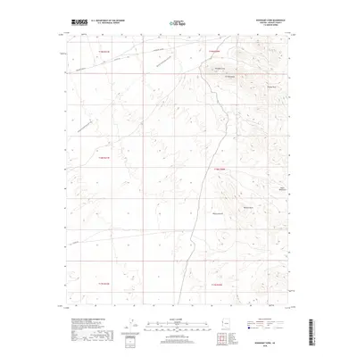 2018 Map of Boundary Cone, 2018 Print