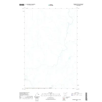 2020 Map of Boundary Dam OE N, 2020 Print