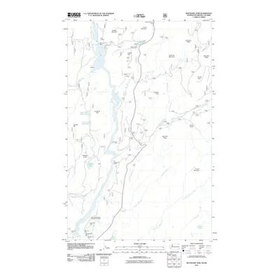 2011 Map of Boundary Dam, 2011 Print
