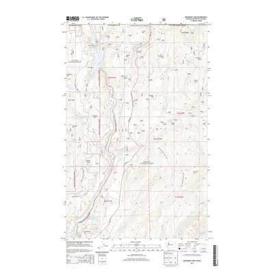 2014 Map of Boundary Dam, 2014 Print