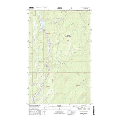 2017 Map of Boundary Dam, 2017 Print
