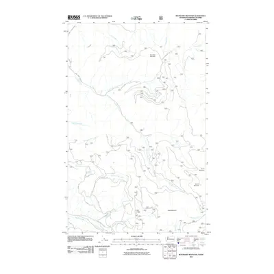 2011 Map of Boundary Mountain, 2011 Print
