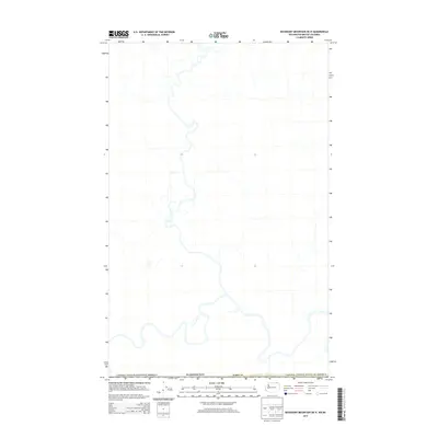 2014 Map of Boundary Mountain OE N, 2014 Print