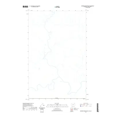 2020 Map of Boundary Mountain OE N, 2020 Print