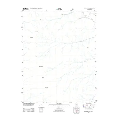2012 Map of Boundary Peak, 2012 Print