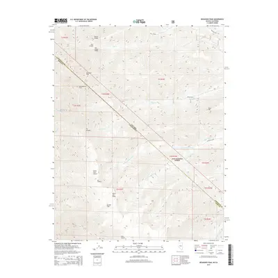 2015 Map of Boundary Peak, 2015 Print