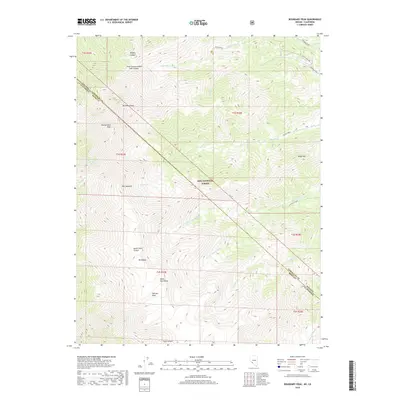 2018 Map of Boundary Peak, 2018 Print