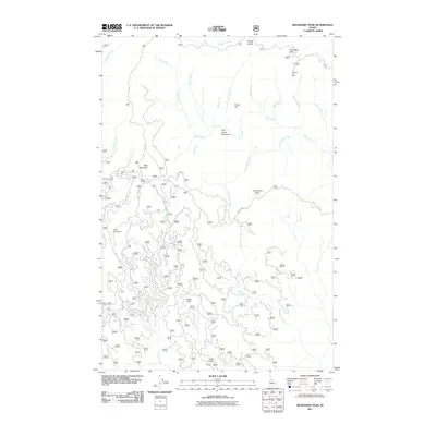 2011 Map of Boundary Peak, 2011 Print