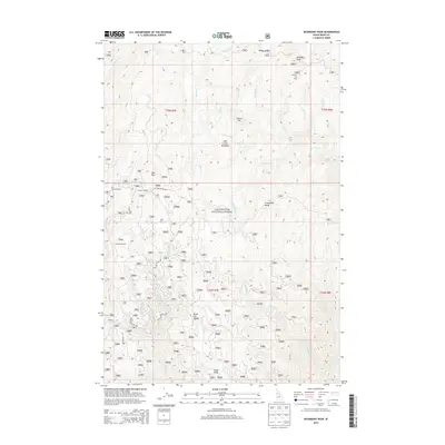 2014 Map of Boundary Peak, 2014 Print