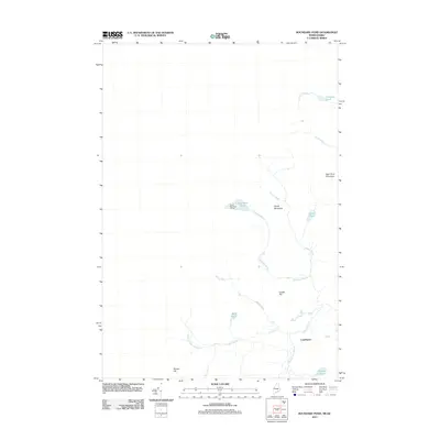 2011 Map of Boundary Pond, 2011 Print