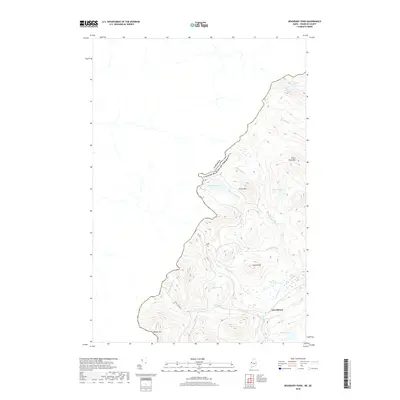 2018 Map of Boundary Pond, 2018 Print