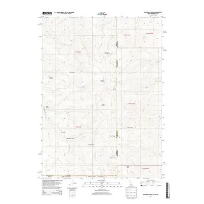 2013 Map of Boundary Ridge, 2013 Print
