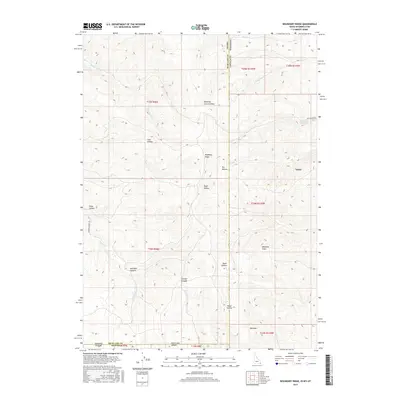 2017 Map of Boundary Ridge, 2017 Print