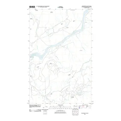 2011 Map of Boundary, 2011 Print