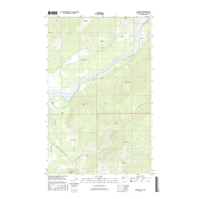 2017 Map of Boundary, 2017 Print