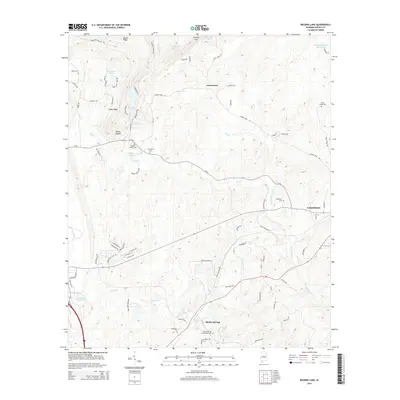 2014 Map of Bounds Lake, 2014 Print