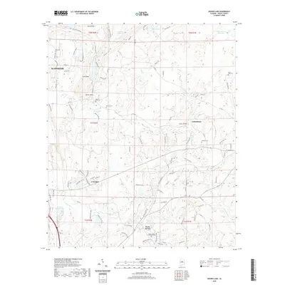 2020 Map of Bounds Lake, 2020 Print