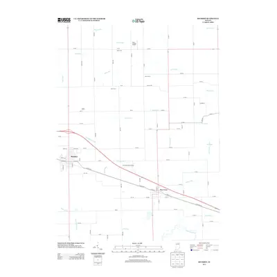 2013 Map of Bourbon, 2013 Print