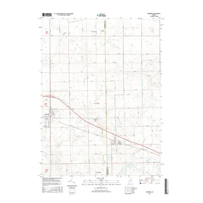 2016 Map of Bourbon, 2016 Print