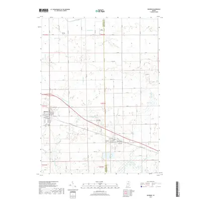 2019 Map of Bourbon, 2019 Print