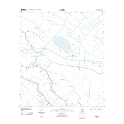 2012 Map of Bourg, 2012 Print