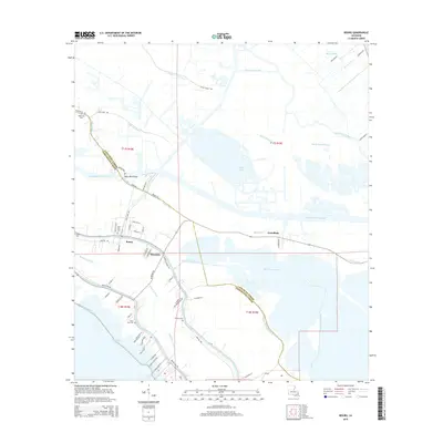 2015 Map of Bourg, 2015 Print