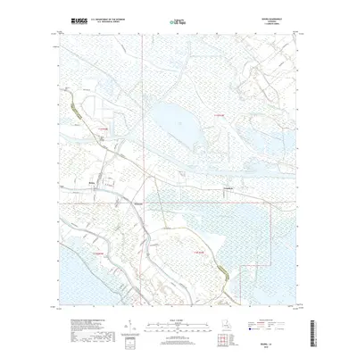 2018 Map of Bourg, 2018 Print