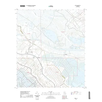 2020 Map of Bourg, 2020 Print