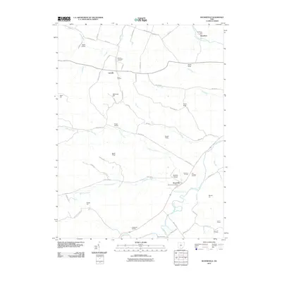 2010 Map of Bourneville, 2010 Print