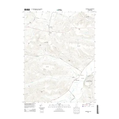 2013 Map of Bourneville, 2013 Print