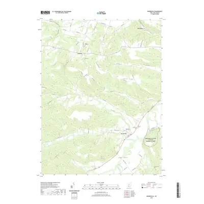 2019 Map of Bourneville, 2019 Print