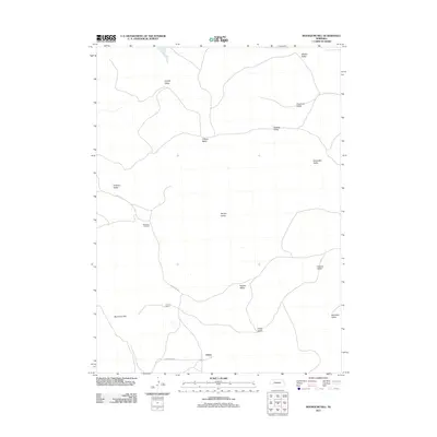 2011 Map of Bourquim Hill, 2011 Print