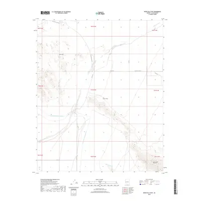 2018 Map of Bouse Hills East, 2018 Print