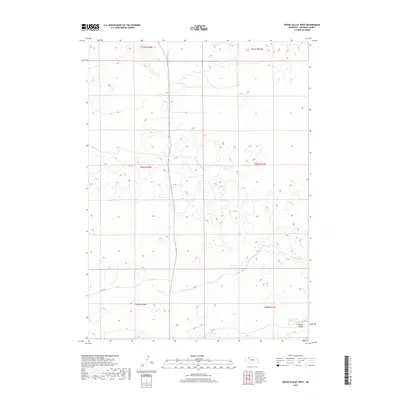 2017 Map of Bovee Valley West, 2017 Print