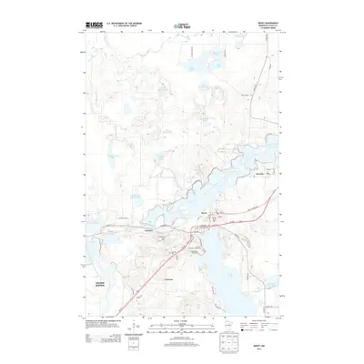 2013 Map of Bovey, 2013 Print