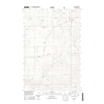 2014 Map of Bovill, 2014 Print