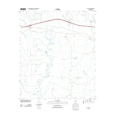 2012 Map of Bovina, 2012 Print