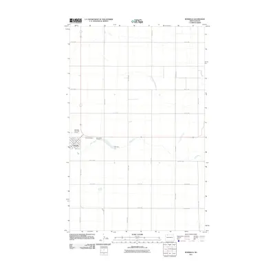2011 Map of Bowbells, 2011 Print