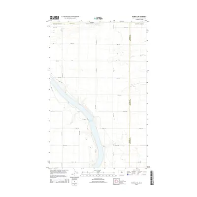 2014 Map of Bowbells NE, 2014 Print