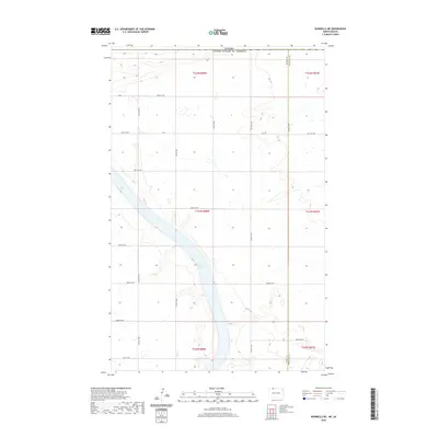 2020 Map of Bowbells NE, 2020 Print